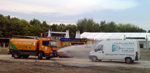 Autómosás, Sziget módra